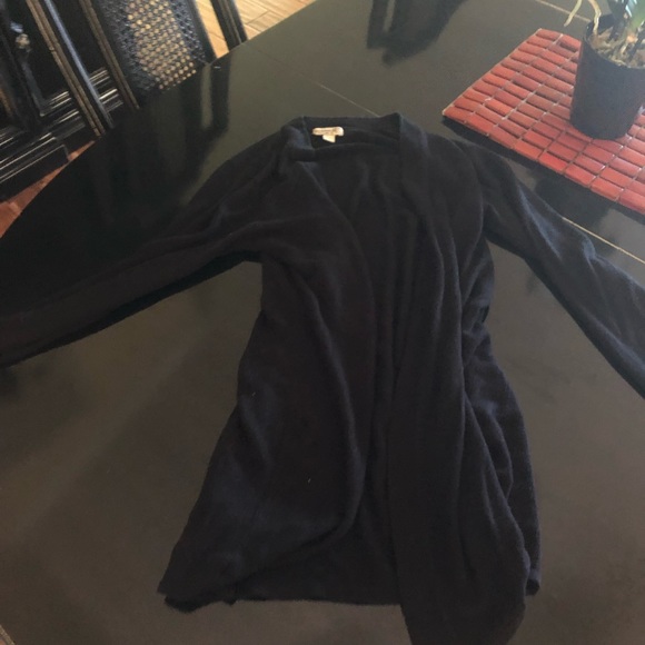 ONE WORLD Sweaters - Long black cardigan only worn couple times ONE WORLD Sweaters - Long black cardigan only worn couple times